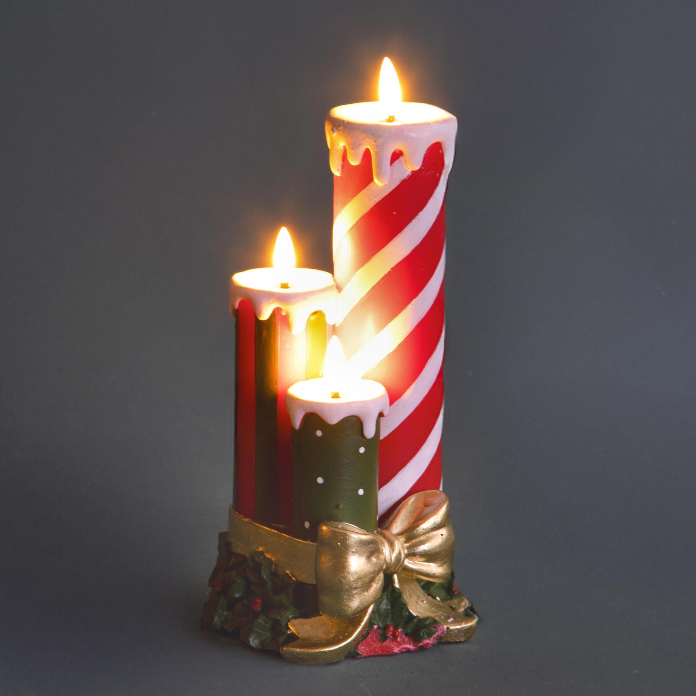 led con fiocco dorato - Pezzi 1 - VERDE - Bianchi Dino SpA
