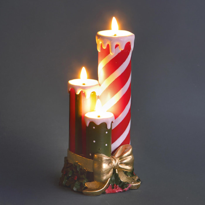 led con fiocco dorato - Pezzi 1 - VERDE - Bianchi Dino SpA