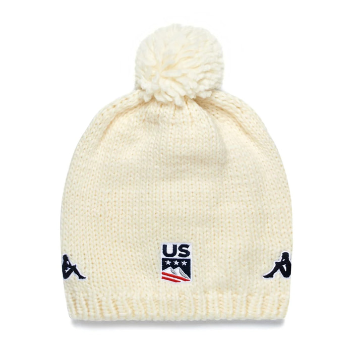 Cappelli Kappa Uomo Donna 6Cento Flock3 Us Bianco