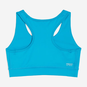 Reggiseno sportivo in tessuto tecnico traspirante