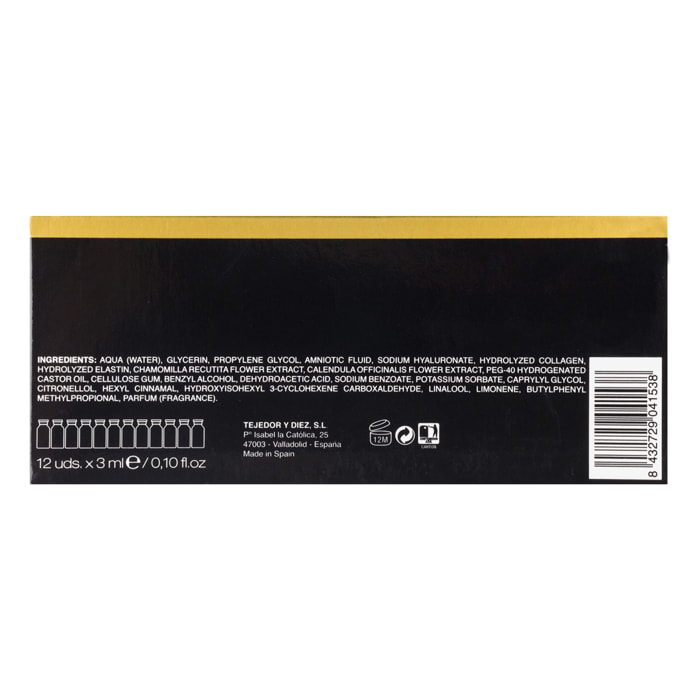 Fiale Di Bio Shock Riparatore Collagene Ed Elastina 12 Fiale X 3 Ml.