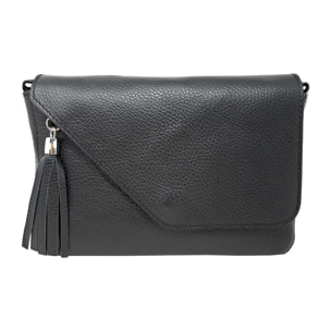 Chicca Borse Tracollina Donna in Pelle Nero