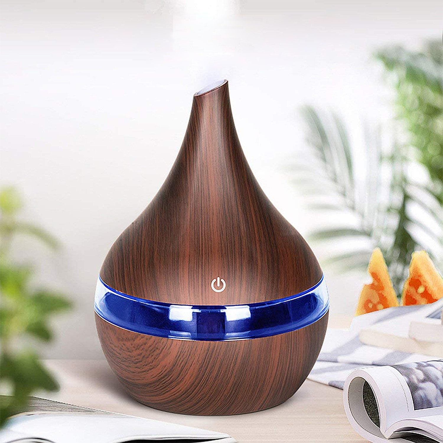 Humidificador de 300ml con luces Led RGB.