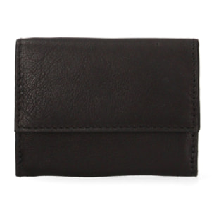 Portafoglio donna - Modello False - Ecopelle e poliestere - 10.0 x 7.5 x 2.0 cm