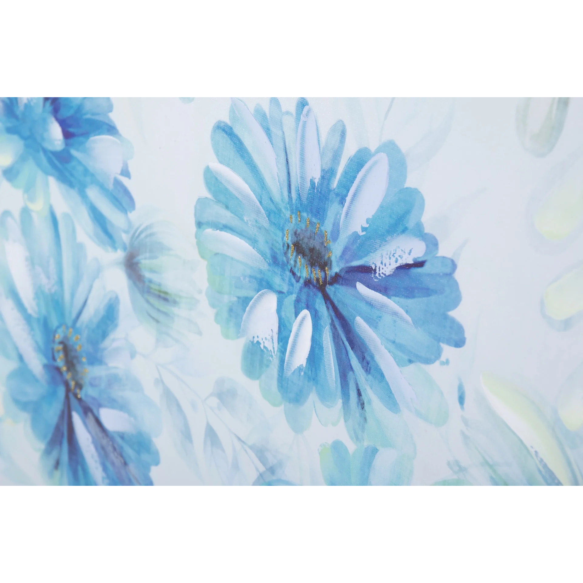 Set 2 Cuadros Flores Con Marco 40% Pintado A Mano 152x5x62 Cm
