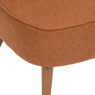 Fauteuil "Gary" ambre