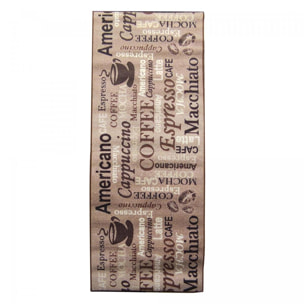 Tapis de cuisine motif texte MAFI