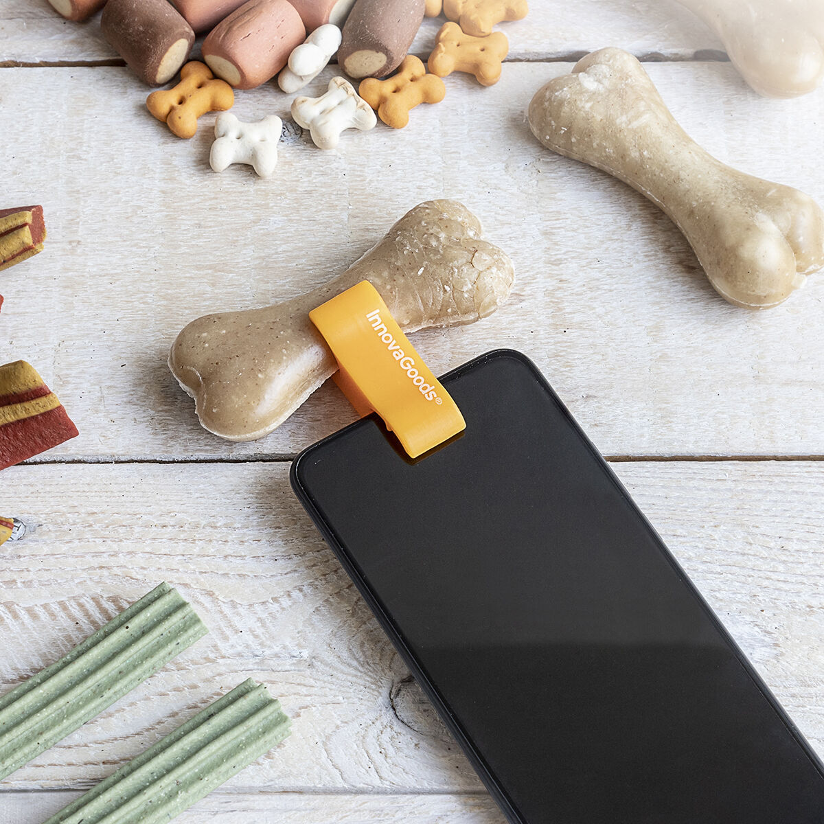 Pack Clip pour Selfies pour Animaux Familiers et Hamac Suspendu pour Chats InnovaGoods