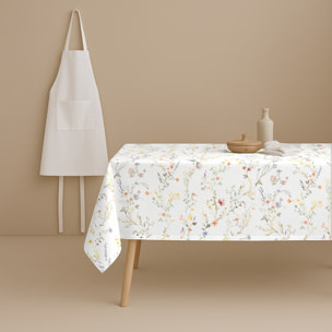 Naturals - Mantel de Tela Estampado - Antimanchas - 100% Algodón - Half panamá - Primavera