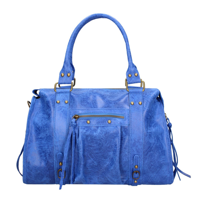 Borsa a spalla da donna - Modello Clara - Vera pelle - 41.0 x 28.0 x 13.0 cm