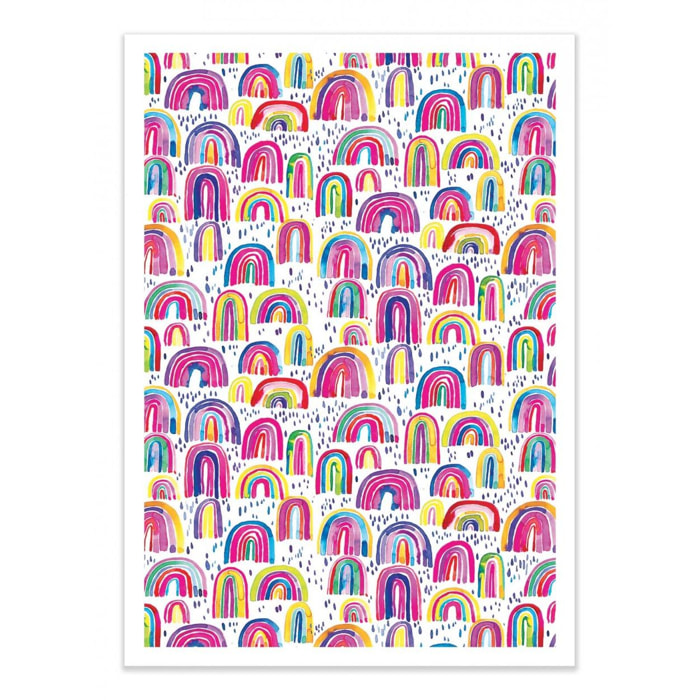 Art-Poster - Cute Rainbows - Ninola - 50 x 70 cm