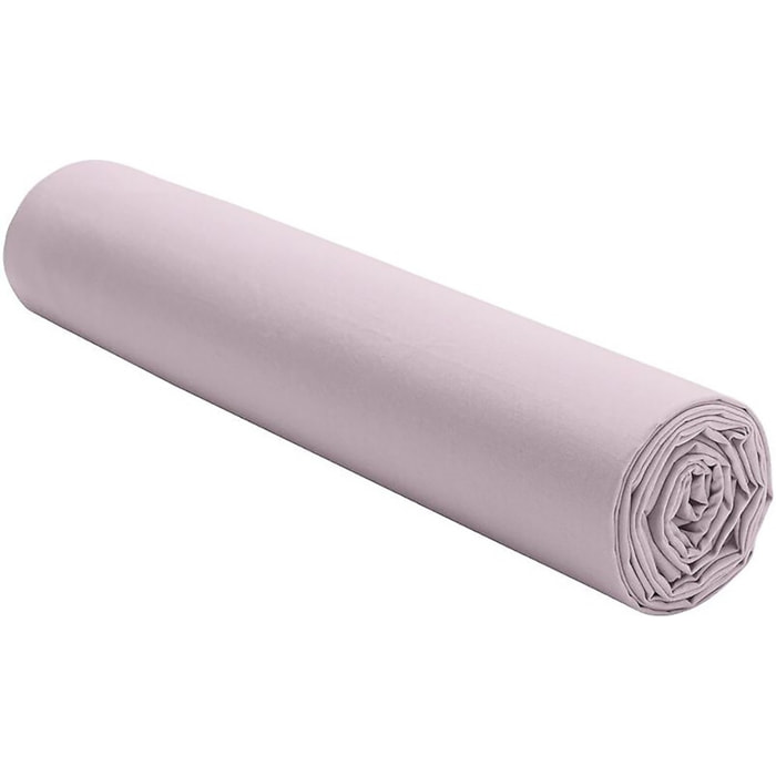 Drap Housse -Bonnet:40cm 100% Percale De Coton 80fils Tourterelle