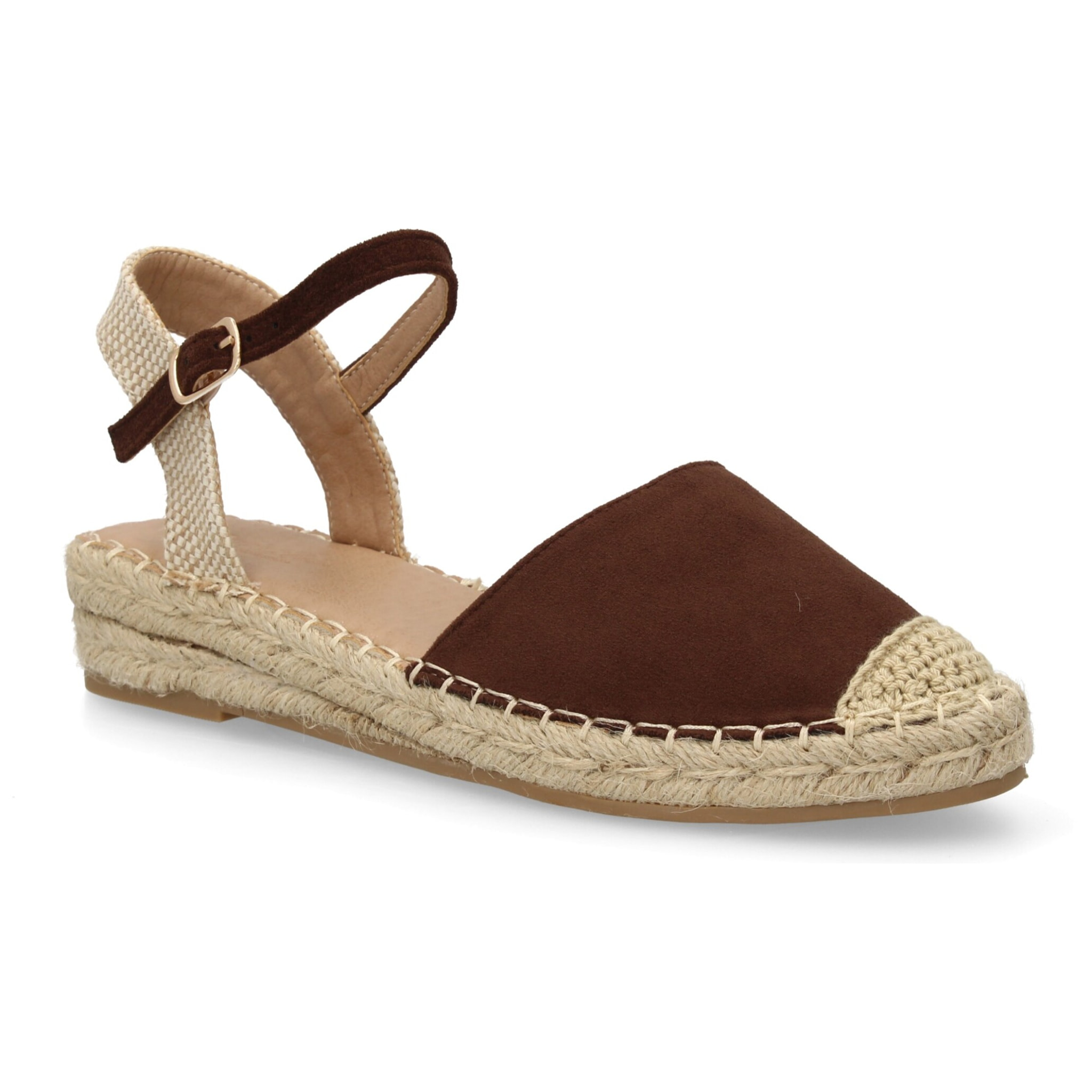 Alpargata mujer yute comoda cierre de hebilla