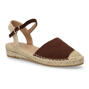 Alpargata mujer yute comoda cierre de hebilla