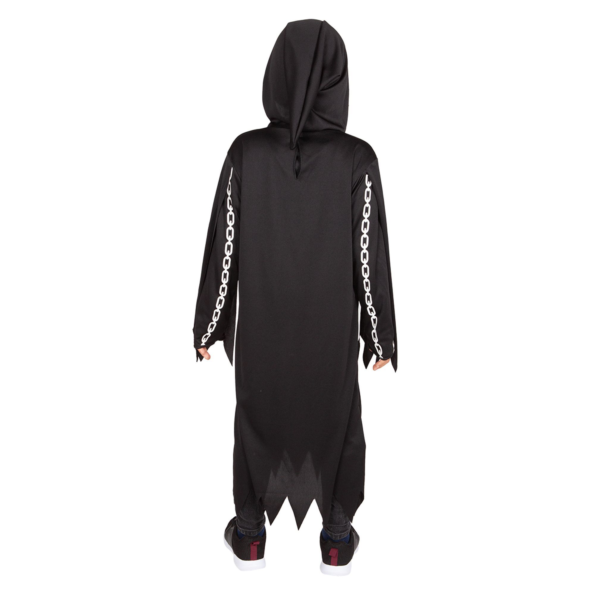 DISFRAZ FANTASMA ENCADENADO GLOW IN DARK INF