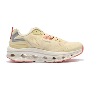 Zapatillas Deportivas Mujer Aero Dual Amarillo / Blanco Roto