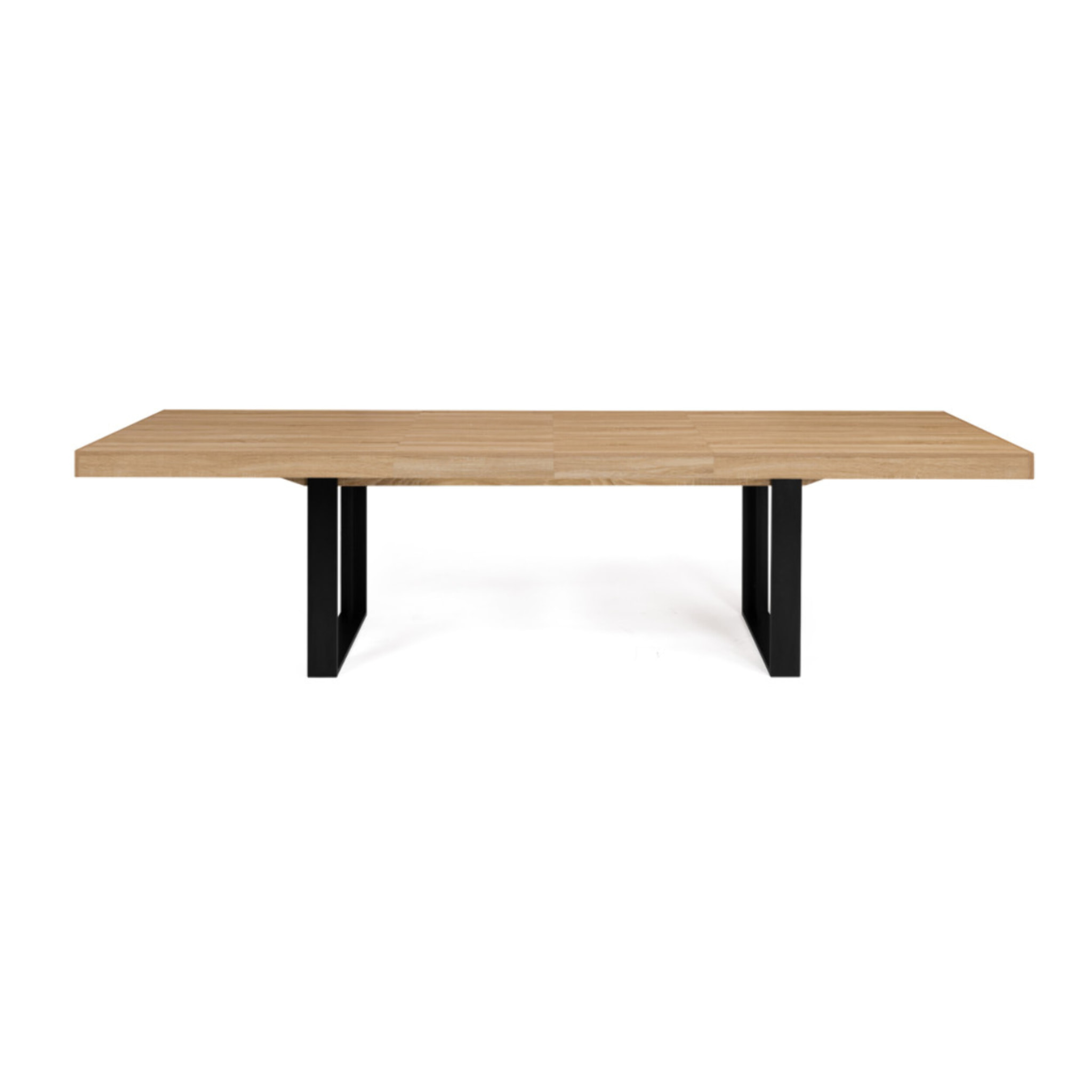 Table repas extensible Brixton - Bois - Noir