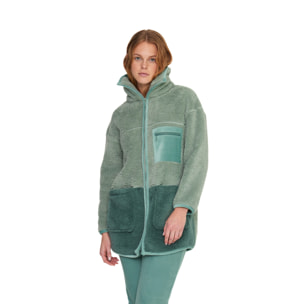Vestaglia donna jaky in eco pelliccia con zip Noidinotte