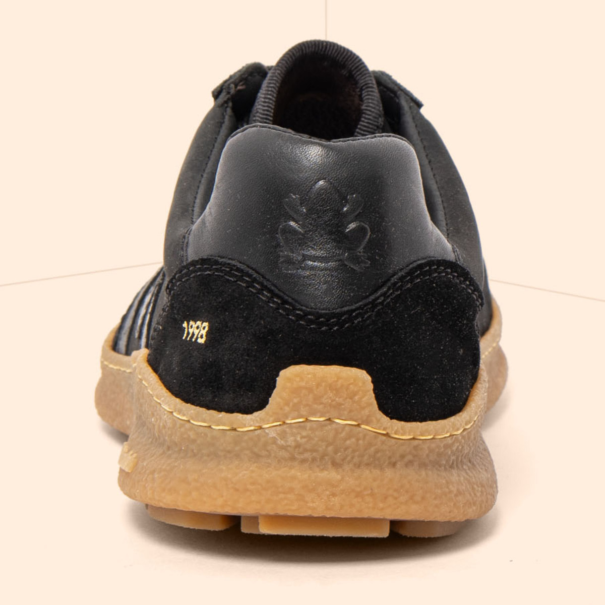 Zapatos N5435 MULTI LEATHER BLACK-CARAMELO/OROEL color Black-caramelo