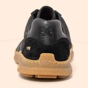 Zapatos N5435 MULTI LEATHER BLACK-CARAMELO/OROEL color Black-caramelo