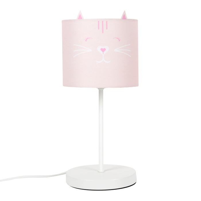 Lampe De Chevet Enfant Chat Et Ours