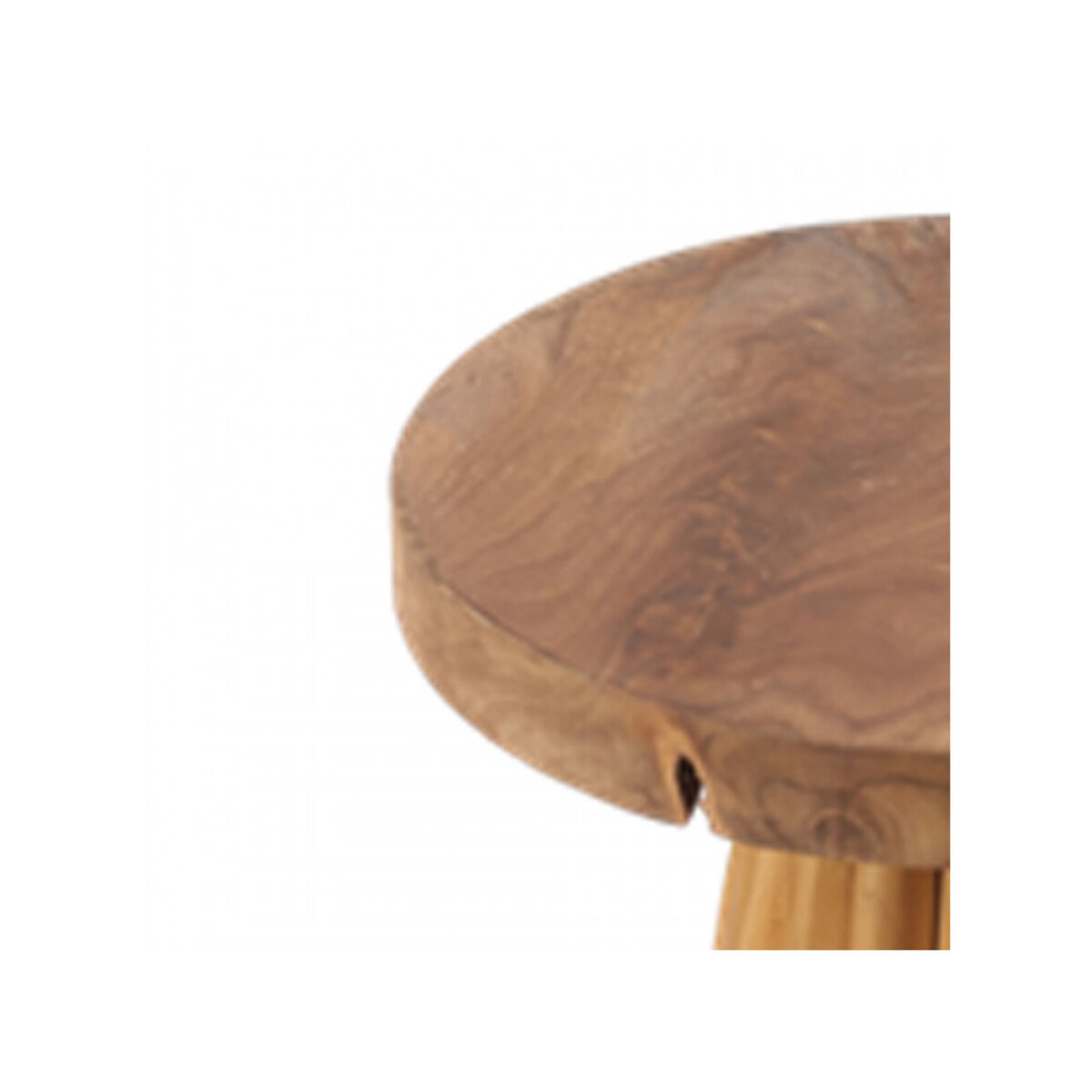 Bout de canapé en bois de teck - LINE