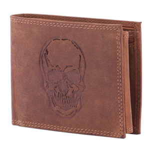 Portafoglio  da uomo In Vera pelle Made in Italy 9,5x12,5x2,5 cm