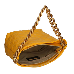 Borsa a spalla da donna - Modello Adra - Vera pelle - 31.0 x 17.0 x 15.5 cm