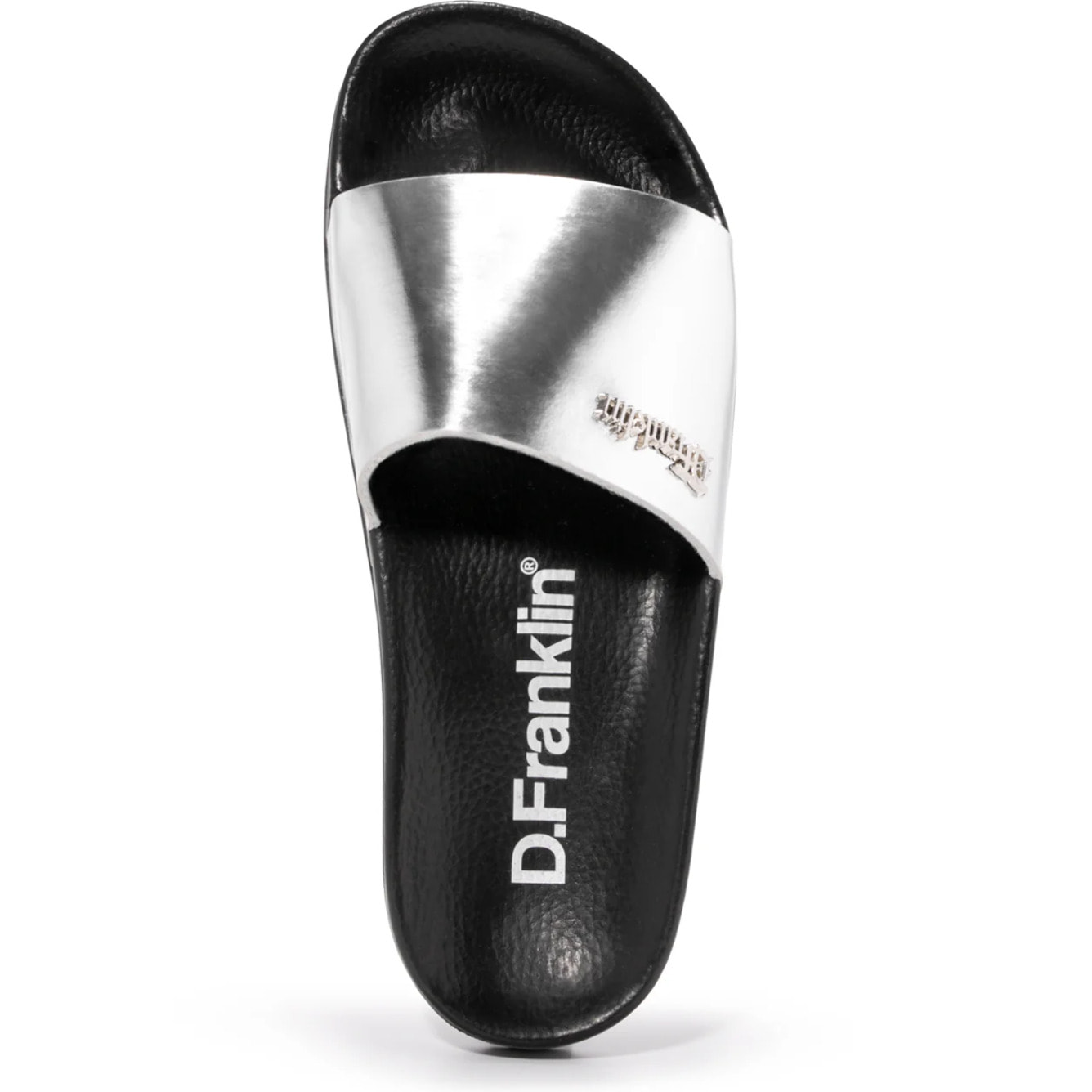 Chanclas  Mujer Pala Slide Mirror Plata D.Franklin