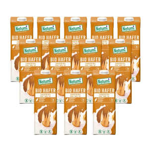 Pack 12 uds Bebida Avena Zero BIO Natumi 1 L