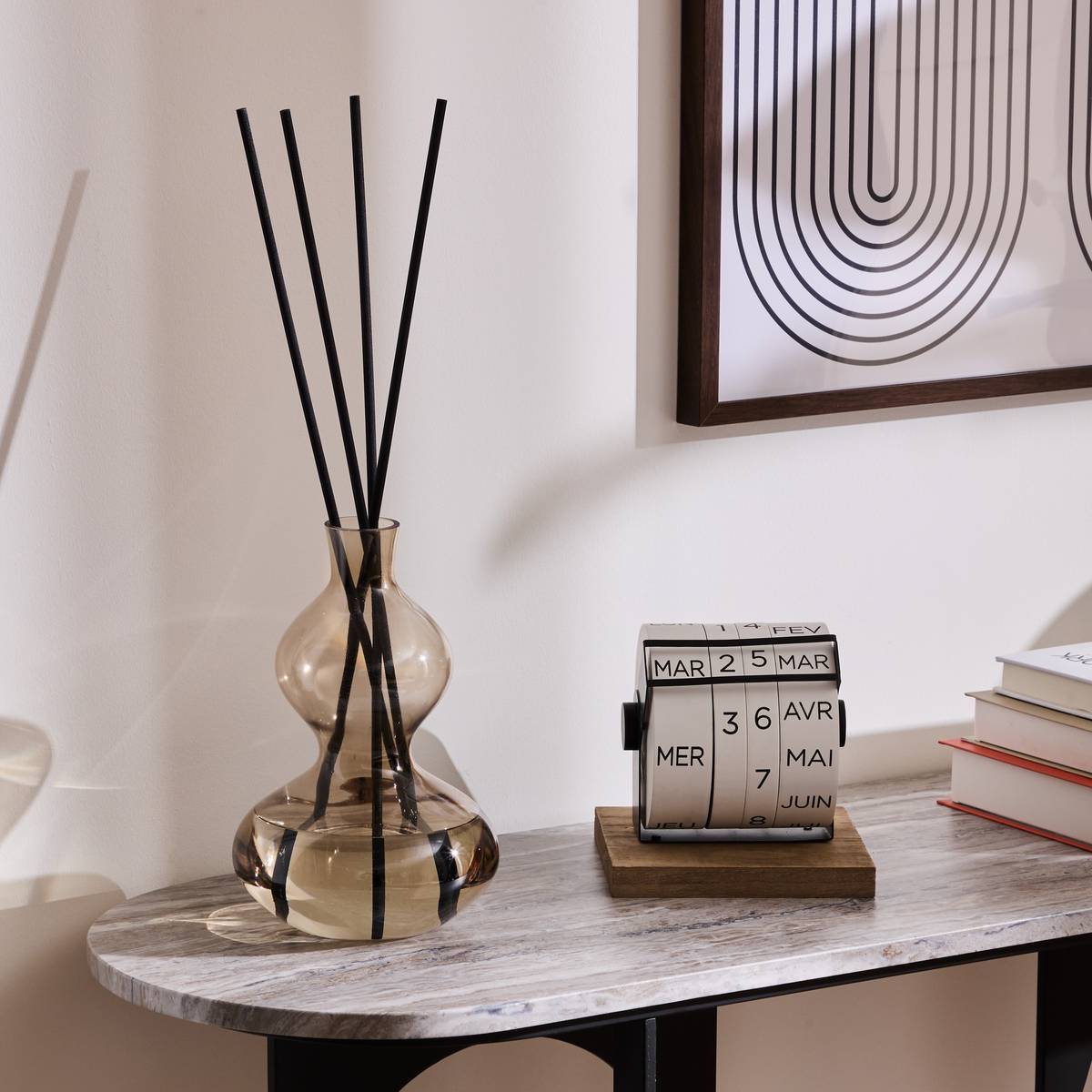 Diffuseur de parfum Hanae 1000 ml verre lin