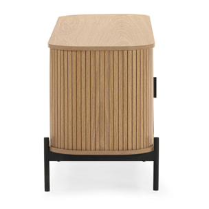 Mueble Tv Mónaco 2 puertas efecto Roble