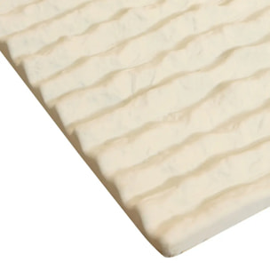 Lot de 4 panneaux décoratifs mural Kina 60x120cm beige