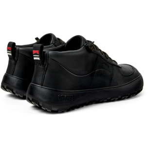 Sneaker-Bootie - CAMPER Peu Serra - Negro - Piel lisa