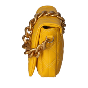 Borsa a spalla da Donna Agatha in Vera Pelle Made in Italy 17x25x9 cm