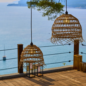 2 Abat-jours seuls HAWAII LONG H45/35CM