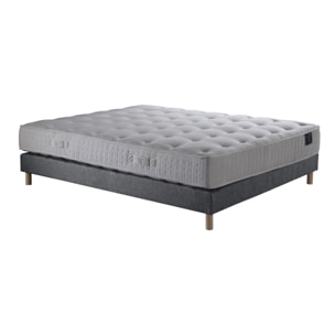 Ensemble matelas ressorts accueil mémoire de forme, NOVA + sommier 11 cm