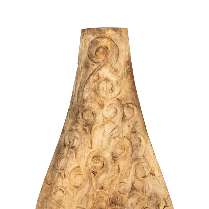 Figura Madera Natural 46x20x213 Cm