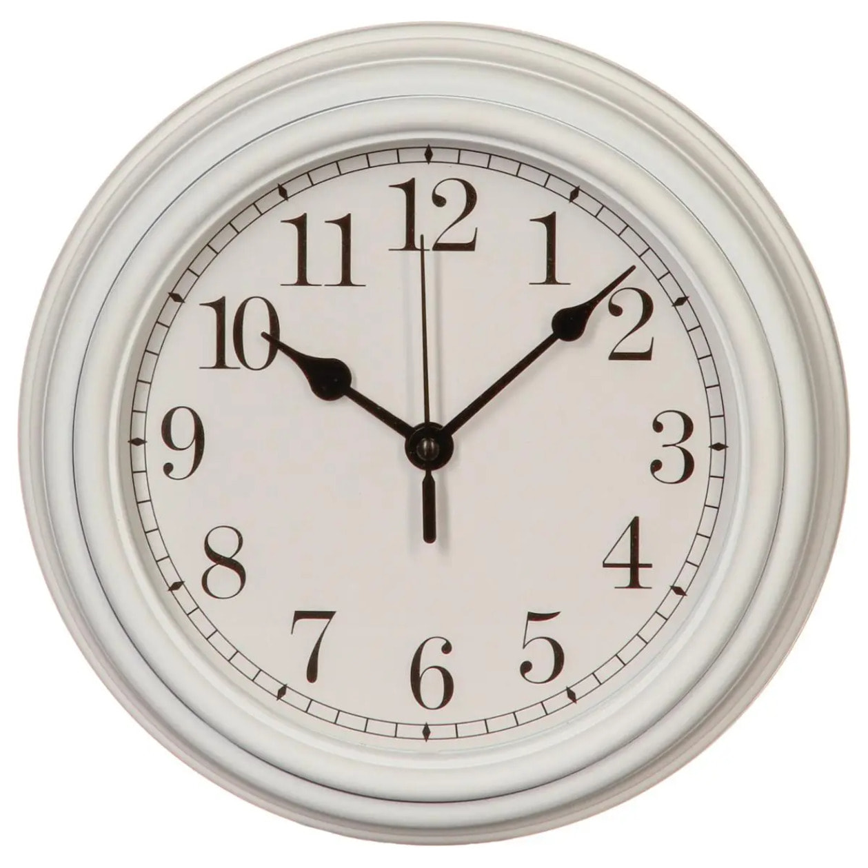 Horloge "Evan" à moulures D22cm