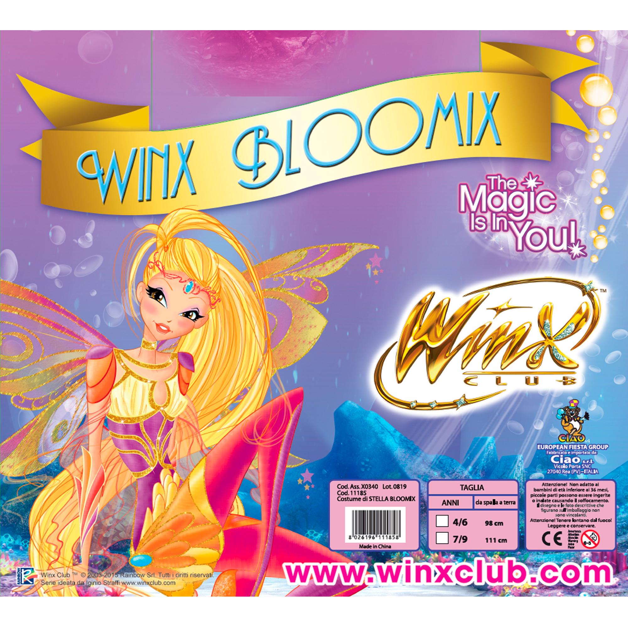 Ciao Stella Bloomix Costume Trasformazione Winx Club Bambina Privalia