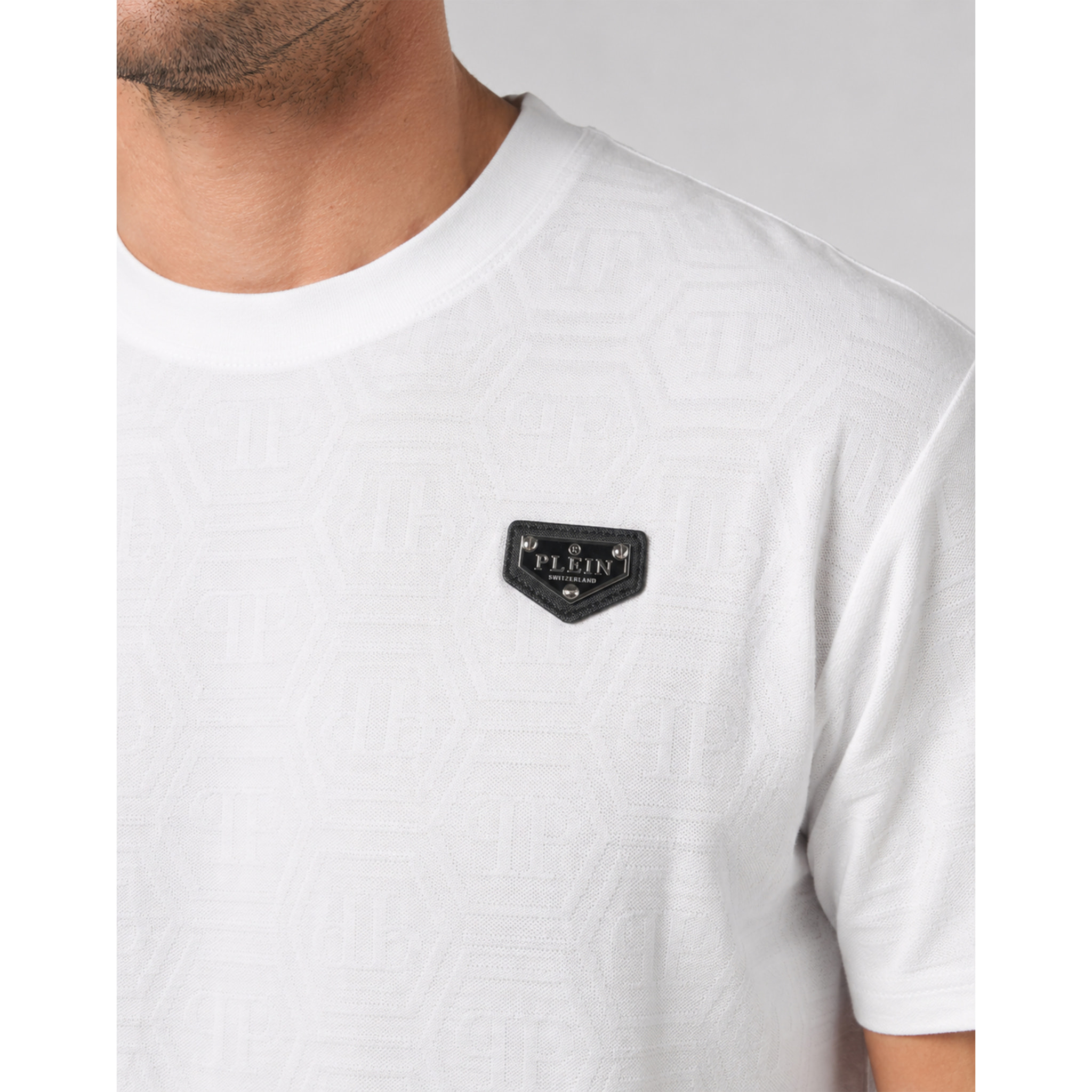 PHILIPP PLEIN T-shirt girocollo a maniche corte MONOGRAM