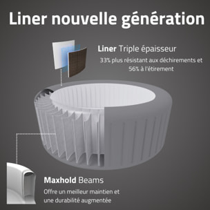 Bestway Spa gonflable rond Lay-Z-Spa Bali Smart AirJet EnergySense avec WiFi 5-7 personnes