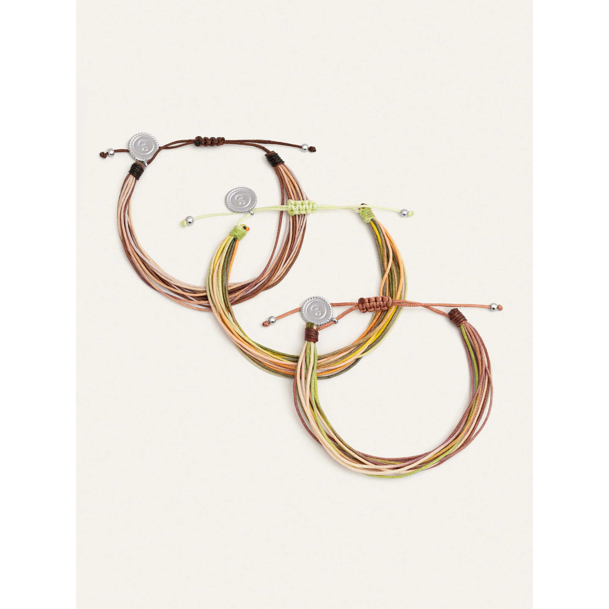 Pack 3 Pulseras Forest Rainbow Acero