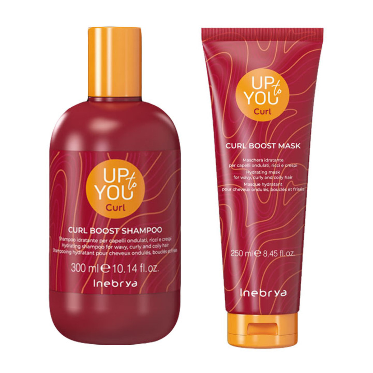 INEBRYA Kit Up To You Boost Curl Shampoo 300ml + Mask 250ml