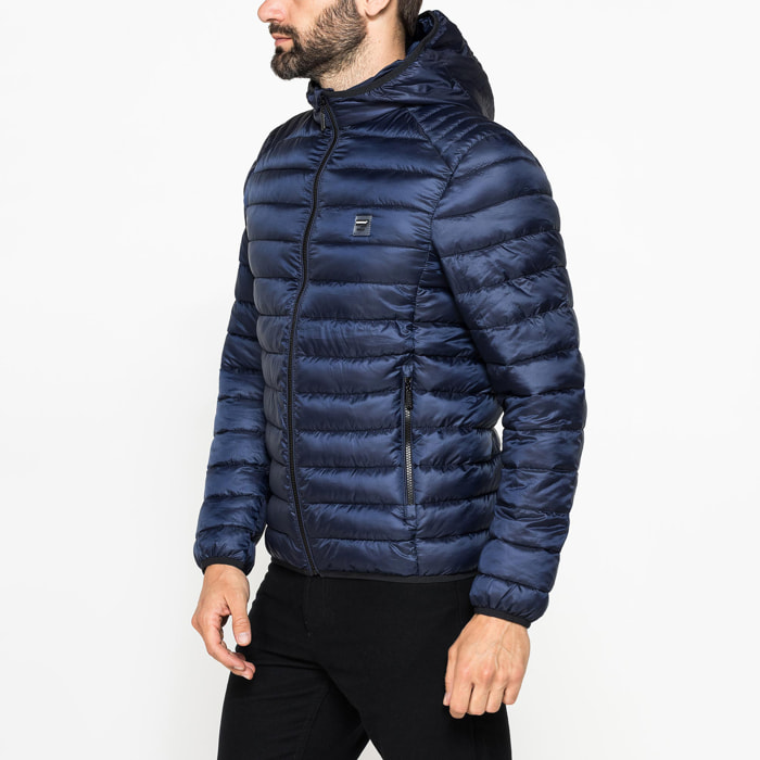 PIUMINO ULTRALEGGERO IN RIPSTOP CON CAPPUCCIO