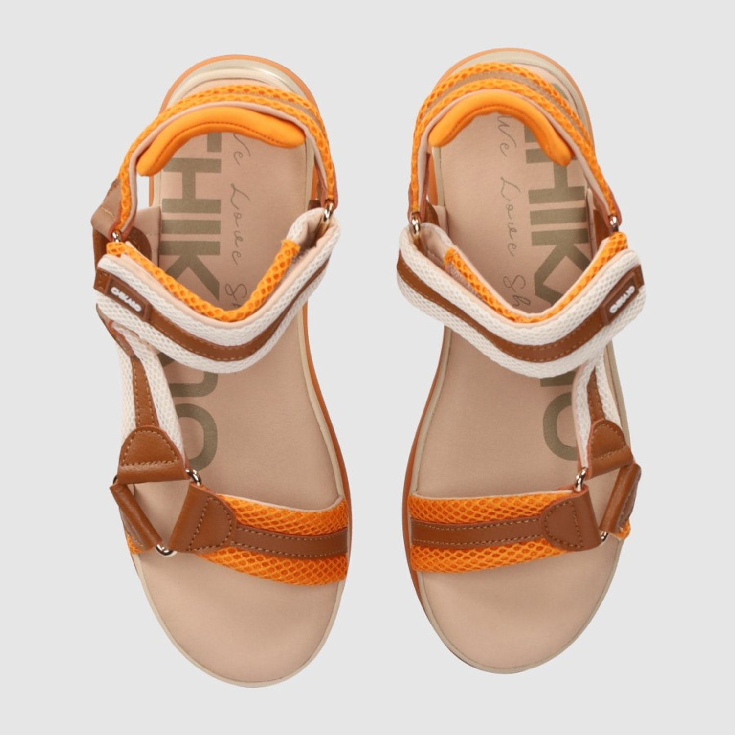 Sandalias de Piel Sintética - Multicolor - Tacón: 5 cm