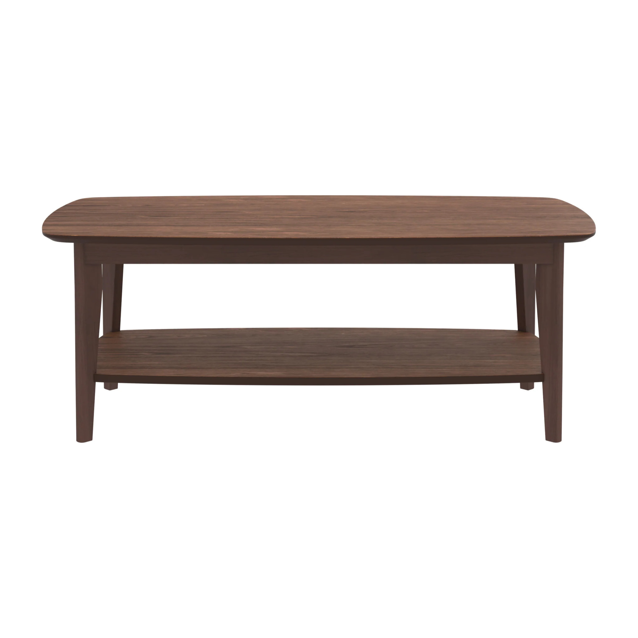 Table basse rectangulaire en bois foncé - Sadi