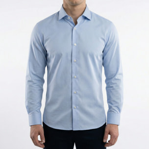 Camicia collo francese slim fit