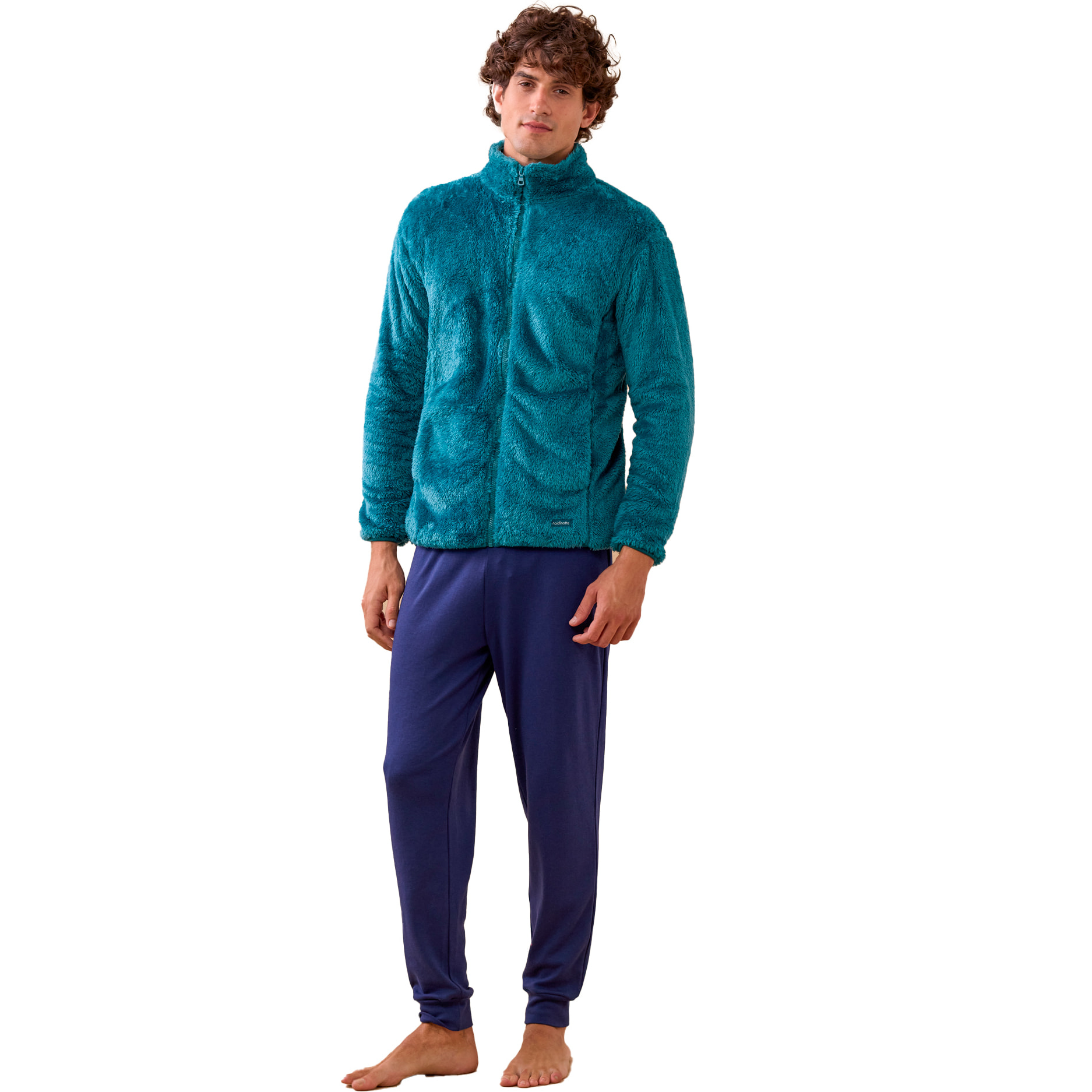 Giacca uomo unity in eco pelliccia con zip Noidinotte