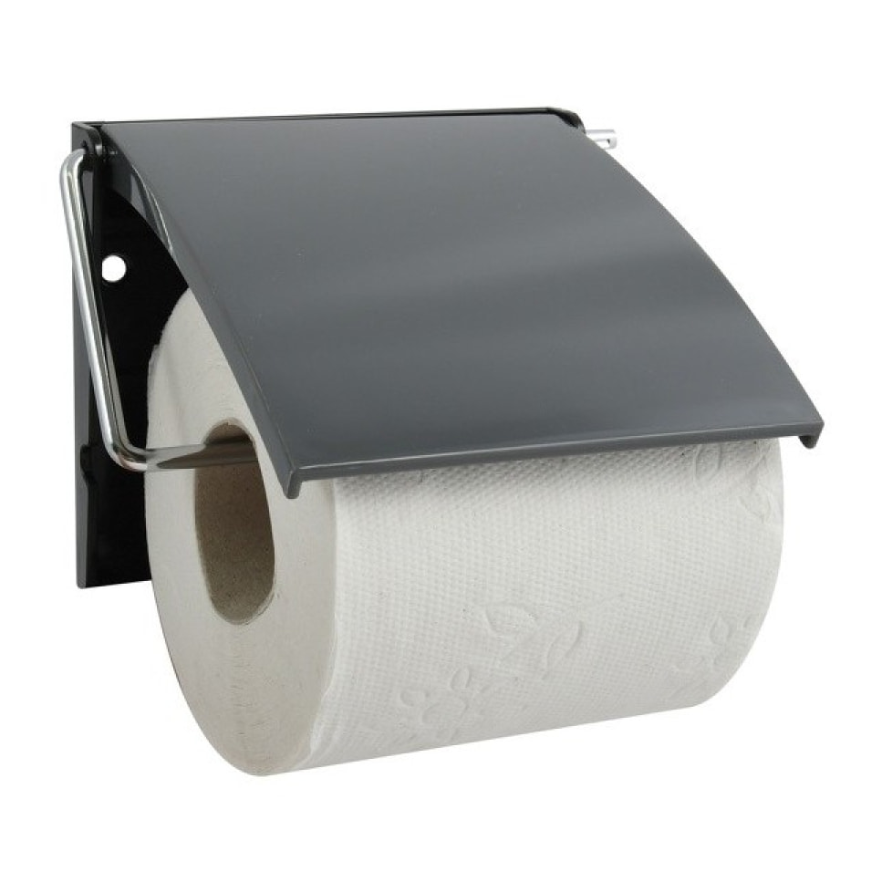 Porte rouleau papier wc Mural Gris Anthracite MSV